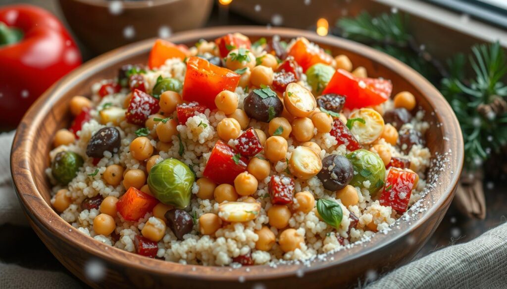 winterlicher couscous salat mit kichererbsen