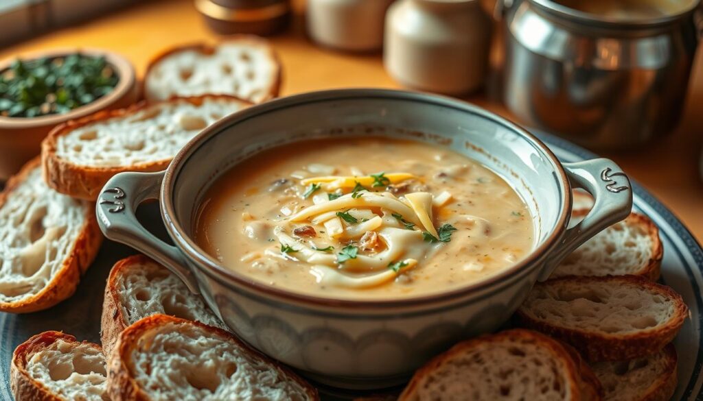 zwiebel suppe cremig